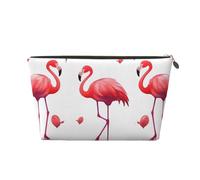 NTVOWPZO Travel Toiletry Bag for Women Men Lovely Flamingos Makeup Bag Large Capacity Cosmetic Bags Water-resistant Cosmetic Organizer Bag, Gold, One Size