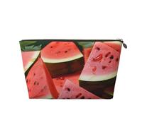 NTVOWPZO Travel Toiletry Bag for Women Men Ripe Watermelon Slice Seeds Makeup Bag Large Capacity Cosmetic Bags Water-resistant Cosmetic Organizer Bag, Gold, One Size