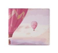 NTVOWPZO Wallet for Men Credit Card Holder Hot Air Balloon Slim Wallet for Women Bifold Cash Wallet Coin Pocket, style, One size, Style, One size