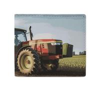 NTVOWPZO Wallet for Men Credit Card Holder Tractor Farm Slim Wallet for Women Bifold Cash Wallet Coin Pocket, style, One size, Style, One size