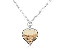 NTVOWPZO Western Cowboy Riding Urn Necklace for Ashes 27.6'' Chain with Filling Kit Pet Cremation Jewelry Charm Silver Pendant Necklace Dog Cat Ashes Keepsakes Memorial Gift for Women Men Pet Lover