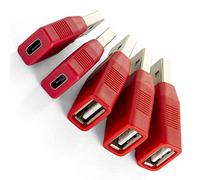 NTW USB Data Blocker/Charger Adapter - Secure Charging, Data Sync Protection, Juice Jacking Prevention - Charge Only (5PK) NUSBX-KDL-A3C2