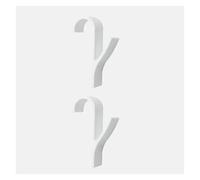 NTWcyy 1-4Pcs Multi-Purpose Heating Hook Coat Hook Towel Rack Radiator Bracket Bathroom Hook Clothes Hanger Soft Scarf Rack Towel Rack(2pcs White)