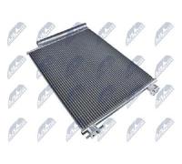 NTY A/C Condenser for Renault Smart CCS-RE-038, With Drier, Reinforced