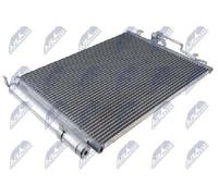 NTY AC Condenser CCS-HY-037 For Hyundai KIA, Reinforced, With Drier