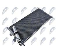 NTY AC Condenser CCS-NS-024 With Drier For Nissan Aluminium 310x733x16mm