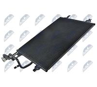 NTY Air Conditioning Condenser CCS-WW-012 For Audi VW, Reinforced, Without Drier