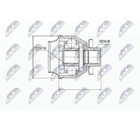 NTY NPW-VW-014 Joint kit, drive shaft