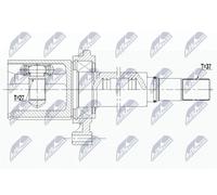 NTY NPW-VW-130 Joint kit, drive shaft