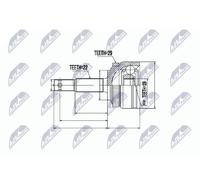 NTY NPZ-PL-007 Joint kit, drive shaft