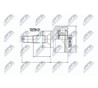 NTY Drive Shaft Joint Set NPZ-CT-011 for Citroën Peugeot (New)