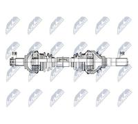 Driveshaft Rear Axle Right Manual Transmission NPW-BM-220 NTY for BMW 3 4 Coupe