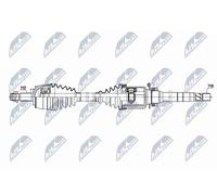NTY Drive Shaft NPW-FT-110 For Fiat Front Axle Right 25/27 Splines 999 mm