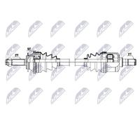 NTY Drive Shaft NPW-HY-645 For Hyundai Front Left, 27 Splines, 654mm