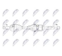 NTY Drive Shaft NPW-LR-049 For Land Rover Front Axle Right Reinforced