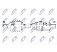 Driveshaft Front Axle Left Automatic Transmission NPW-ME-102 NTY