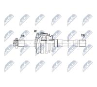 Driveshaft Front Axle Right Automatic Transmission NPW-ME-203 NTY