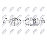 NTY Drive Shaft NPW-MS-084 for Citroën Mitsubishi Peugeot, Left Front
