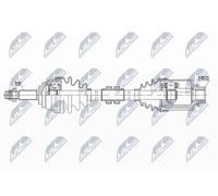 NTY Drive Shaft NPW-NS-088 For Nissan Front Axle Right, 576 mm, 29T