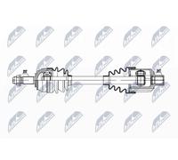 NTY Drive Shaft NPW-PL-135 for Opel Front Axle Right Reinforced New 549 mm