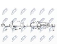 Drive shaft suitable for Renault Eng.1.5DCI,1.2TCE,1.6 16V Fluence 10- Megane I