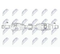 NTY NPW-SU-044 Drive shaft