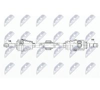 NTY Drive Shaft NPW-TY-085 for Toyota Front Axle Right 960 mm 20x26