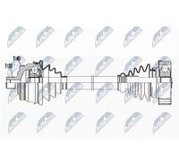 NTY Drive Shaft NPW-WW-091 For VW, 618 mm, 33 Splines, 45 Teeth, New
