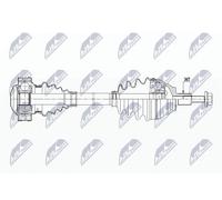 NTY Drive Shaft NPW-WW-207 For Audi Seat Skoda VW Left Front 480 mm 36 Splines