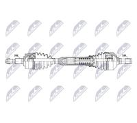 NTY Driveshaft NPW-CH-170 For Jeep Front Axle 616 mm 30/32 Teeth Reinforced