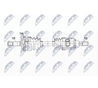 NTY Driveshaft NPW-RE-201 For Renault Reinforced 752 mm, 21/23 Teeth