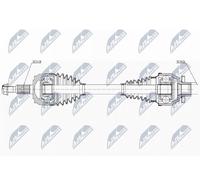 NTY Driveshaft NPW-WW-267 For VW Front Axle Right 618 mm Reinforced