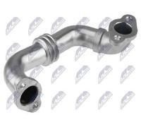 NTY EGR Pipe Line AGR Valve EGR-AU-050 for Audi Seat VW, Reinforced, New