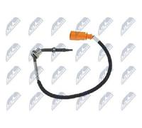 NTY Exhaust Gas Temperature Sensor EGT-AU-034 for Audi, 2-Pin, 275 mm Cable