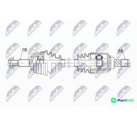 NTY FRONT RIGHT DRIVE SHAFT NPWNS110 FOR NISSAN