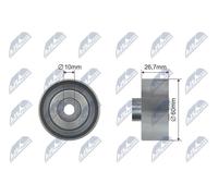 NTY Idler/Guide Pulley V-Ribbed Belt RNK-FR-029 Reinforced for Ford