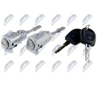 NTY Lock Cylinder Set EZC-WW-043 For VW With Two Keys OE 3B0837167/68