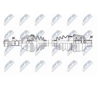 NTY Drive Shaft NPW-PL-161 for Opel Astra H/GTC Z 17 DTH 1.7L 4cyl Front Right 560 mm