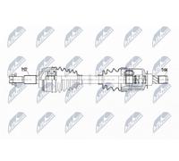 Driveshaft Front Axle Left Automatic Transmission NPW-RE-202 NTY for RENAULT