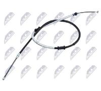 NTY Parking Brake Cable HLR-FT-024 For Fiat Rear Left Drum Brake Cable