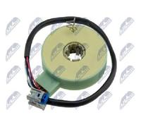 NTY Steering Angle Sensor ECK-PL-000 for Opel, 6-Pin, Grey, 420 mm