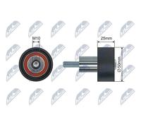 NTY Tensioner Idler Guide Roller Timing Belt RNK-WW-040 50x25x10 mm Reinforced