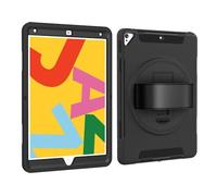 NTYHNFMIH Lanshui Accessories, 3-in-1 Hand Strap Anti Drop Case, TPU Shell Protective Cover Suitable for Samsung Galaxy Tab S9 FE plus/S9plus/S8plus/S7FE-12.4 inch(Black)