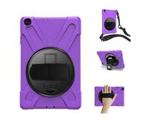 NTYHNFMIH Lanshui Accessories, Hand/Shoulder Strap Anti Drop Shell Protective Case Suitable for Samsung Galaxy Tab A7 Lite 8.7 inch T220/T225(Purple (Strap))