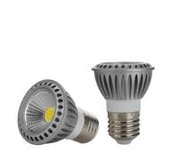 NTYHNFMIH Light, Pack of 10, Led COB Spotlight Light GU10/E26/E27 AC85-265V 3w/5w/6w Aluminum Spot Light Bulb(White 6000k,E27 5w)