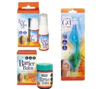 Nu-Age Hayfever Relief - Hayfever Balm, Spray & Hay Fever Cooling Eye Gel Mask - Pollen Barrier, Soothing Eye Mask, Allergy Protection and Relief for Adults and Kids Hay Fever Medicine