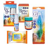 Nu-Age Hayfever Relief Survival Kit - 30 Resealable Hayfever Wipes for Eyes, Balm, Hay Fever Face Mist Spray, Cooling Gel Eye Mask - Hay Fever Wipes for Allergy Protection for Adults & Kids