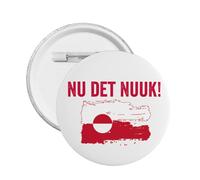 Nu Det Nuuk Now'S Enough pin button GreenlandSale 5 Pcs Buttons Round Badge