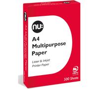 NU Multi-Purpose Printer Paper White 500 Sheets