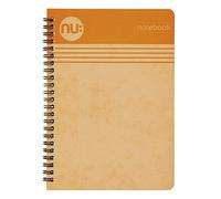 NU: Notebooks - Cloud Pastels Range - A4 Orange Notebook - Wirebound Notebook - 110 Pages (NU004108-FSC)